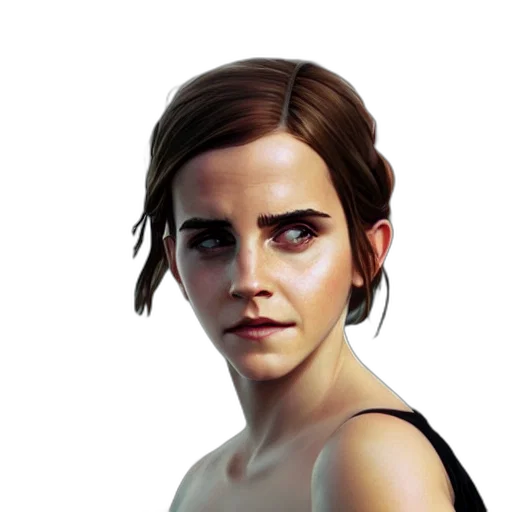 face, dress, hair, mask, photorealistic, concept art, fantasy art, pixel art transparent PNG cut-out