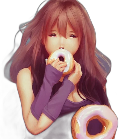 food, fantasy art, anime, photorealistic transparent PNG cut-out