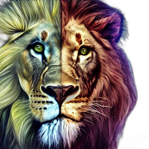 animal, photorealistic, watercolor, fantasy art transparent PNG cut-out