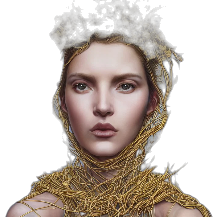 crown, jewelry, face, mask, fantasy art, concept art, photorealistic, cyberpunk transparent PNG cut-out