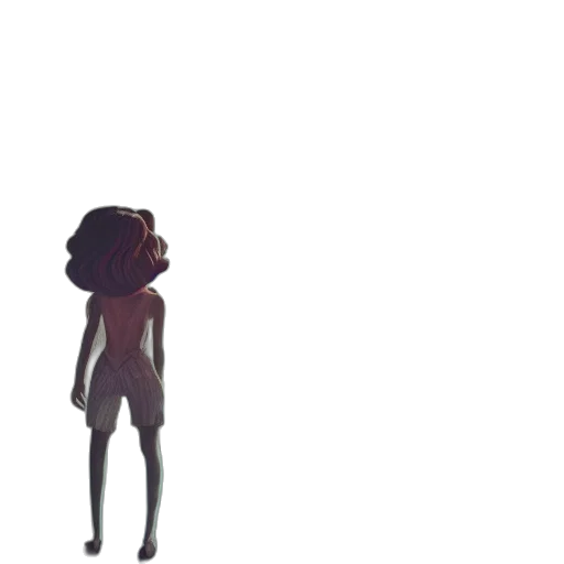 dress, robot, creature, hair transparent PNG cut-out