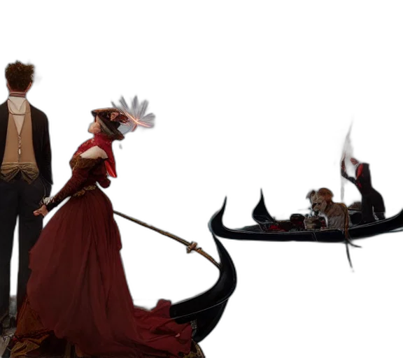 staff, crown, weapon, concept art, fantasy art, 3d render, pixel art, underwater transparent PNG cut-out