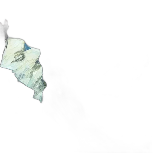 mask, 3d render, concept art, emad, mostaque, mount, everest, drawing transparent PNG cut-out
