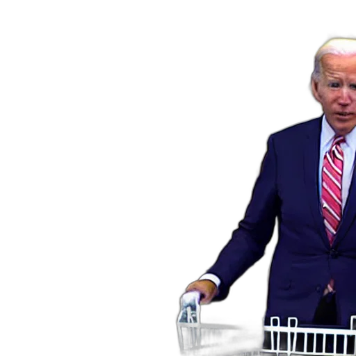 weapon, furniture, robot, creature, vaporwave, joe, biden, grocery transparent PNG cut-out