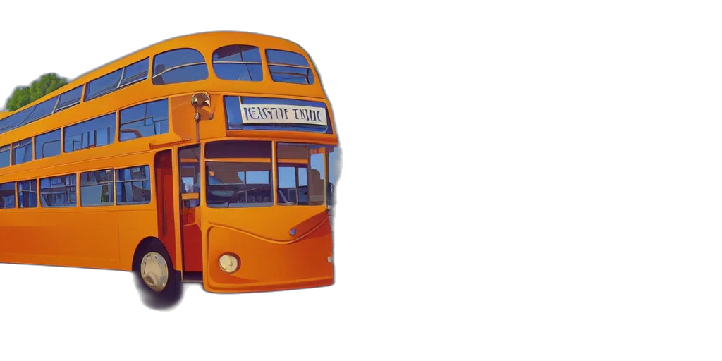 3d render, concept art, photorealistic, pixel art, gigantic, crab, attacks, bus transparent PNG cut-out