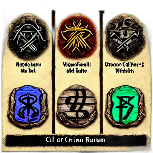 fantasy art, forgotten, runes, wizard transparent PNG cut-out