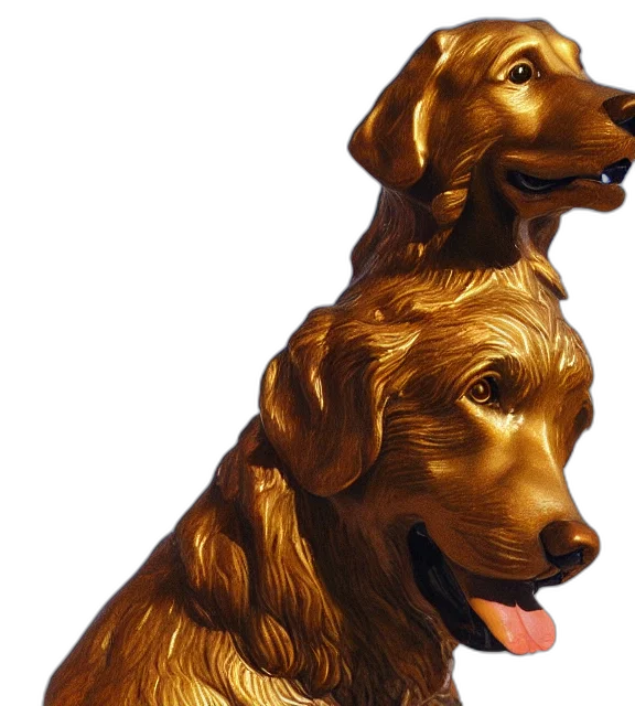 animal, staff, crown, photorealistic, 3d render, oil painting, photo, medium transparent PNG cut-out