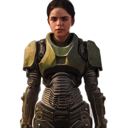 robot, face, staff, weapon transparent PNG cut-out