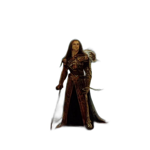 staff, sword, 3d render, fantasy art transparent PNG cut-out