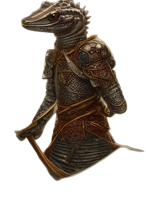 dragon, staff, sword, mask transparent PNG cut-out