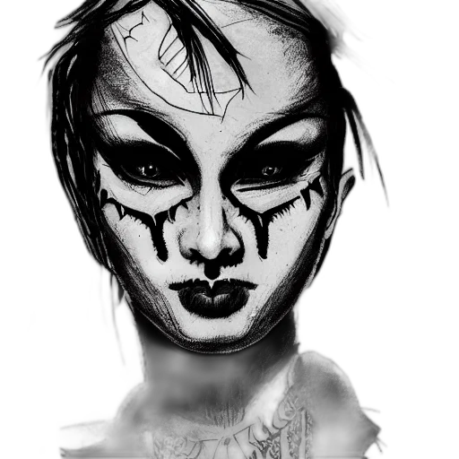 mask, face, creature, concept art transparent PNG cut-out