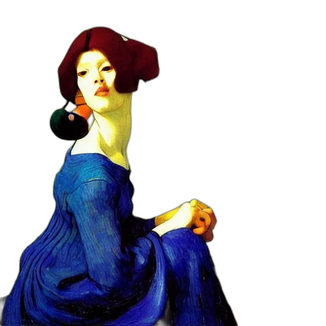 dress, staff, face, jewelry, oil painting, photorealistic, concept art, pixel art transparent PNG cut-out