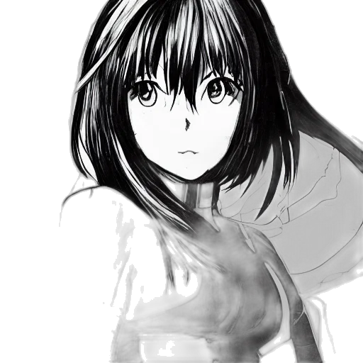 face, creature, dress, mask, anime, photorealistic, concept art, pencil sketch transparent PNG cut-out