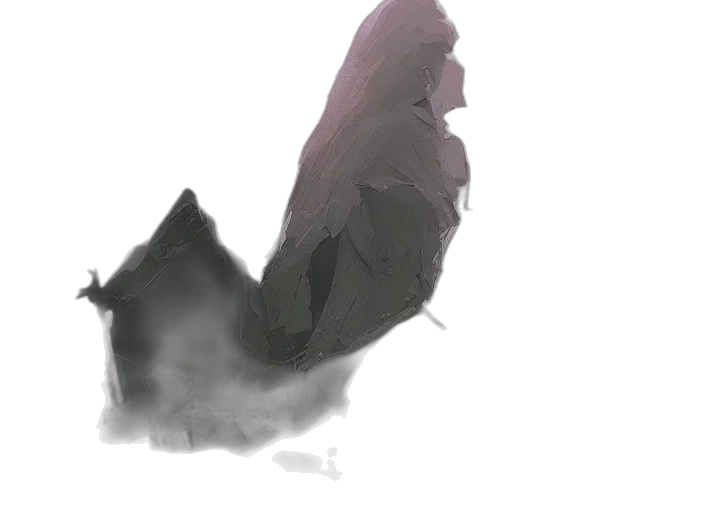 dragon, creature, mask, sword, concept art, watercolor, fantasy art, 3d render transparent PNG cut-out