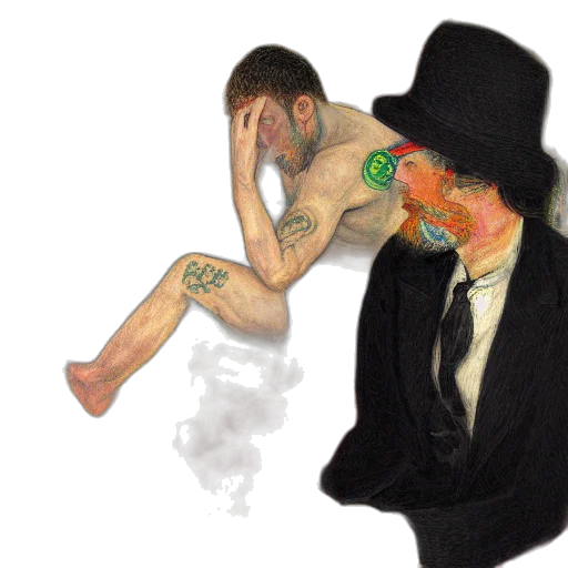 hat, watercolor, concept art, photorealistic transparent PNG cut-out