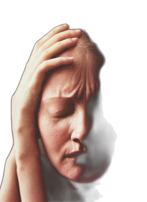 face, mask, hair, jacket, photorealistic, 3d render, concept art, oil painting transparent PNG cut-out