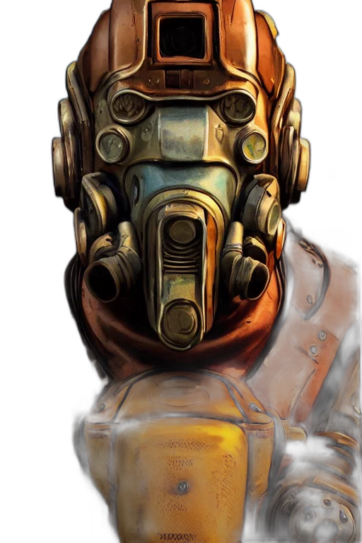mask, robot, face, weapon transparent PNG cut-out