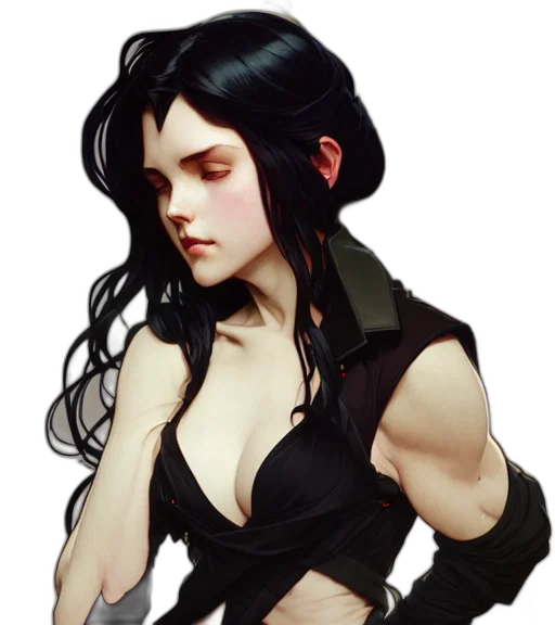 fantasy art, concept art, pixel art, photorealistic, dark, monochrome, red, full transparent PNG cut-out