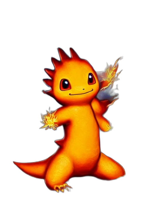 dragon, staff, animal, creature transparent PNG cut-out