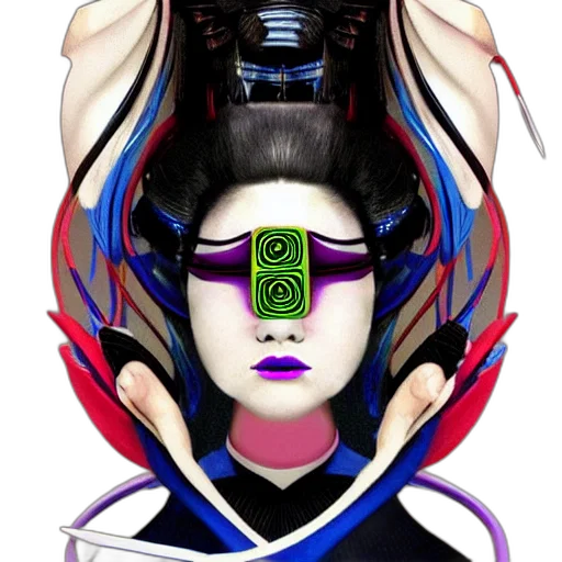 mask, robot, face, cyberpunk transparent PNG cut-out