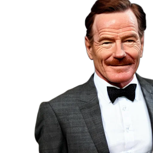 face, animal, photorealistic, bryan, cranston, suit transparent PNG cut-out