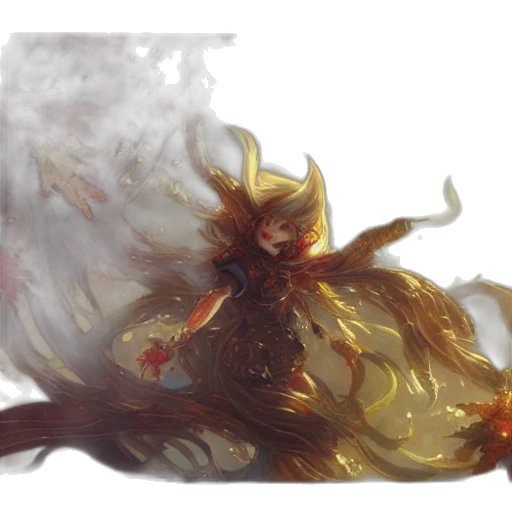 dragon, creature, hair, mask transparent PNG cut-out