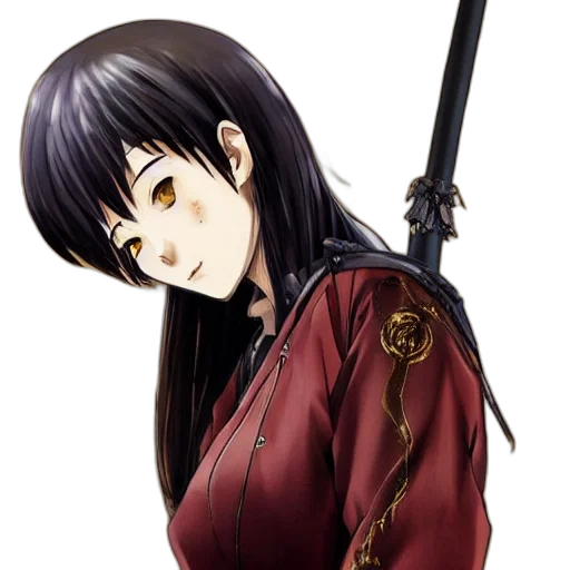 staff, sword, weapon, face, anime, photorealistic, fantasy art, concept art transparent PNG cut-out