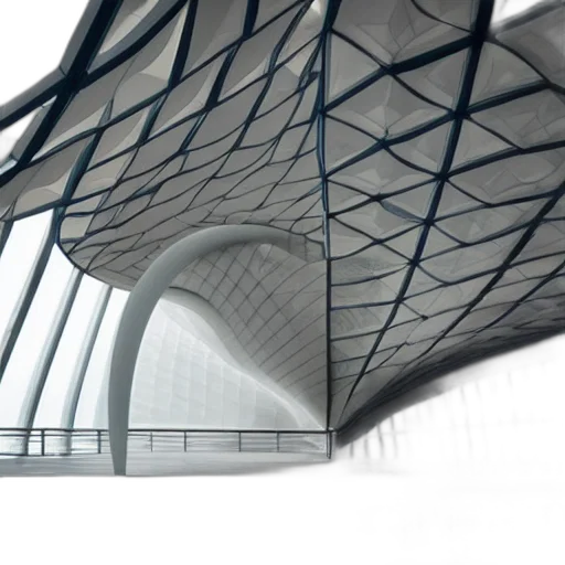 building, umbrella, 3d render, photorealistic transparent PNG cut-out