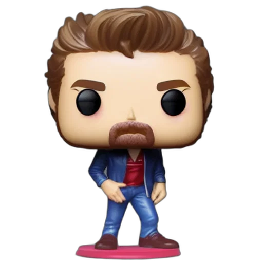 cartoon, funko, pop, andrew transparent PNG cut-out