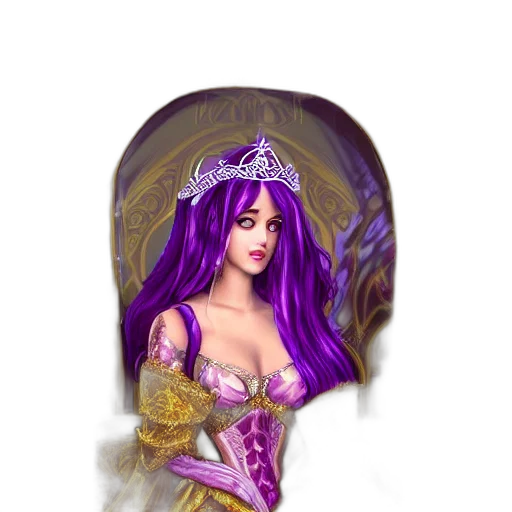 crown, jewelry, dress, fantasy art, concept art, pixel art, photorealistic, princess transparent PNG cut-out