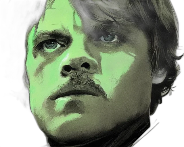 face, photorealistic, comic book art, watercolor transparent PNG cut-out