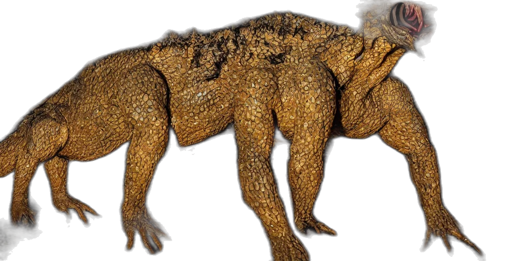 dragon, creature, animal, hair transparent PNG cut-out