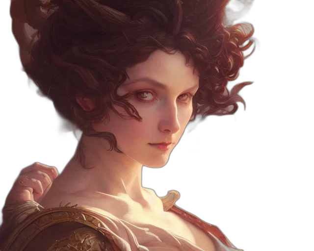 crown, face, fantasy art, concept art transparent PNG cut-out