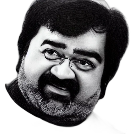 face, pencil sketch, cartoon, photorealistic transparent PNG cut-out