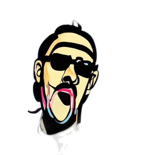 face, cartoon, pixel art, concept art transparent PNG cut-out