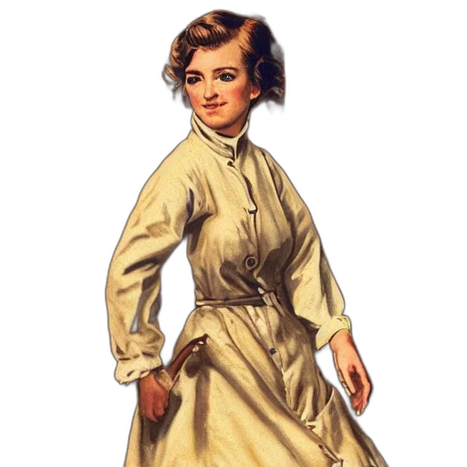 dress, staff, jacket, concept art transparent PNG cut-out