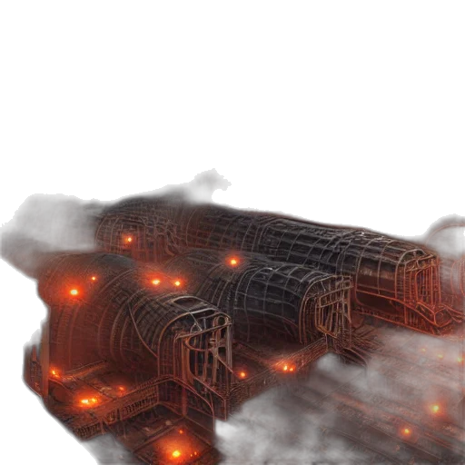 weapon, robot, building, dragon transparent PNG cut-out