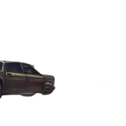 car, weapon, 3d render, concept art, photorealistic, pixel art, earth tones, screenshot transparent PNG cut-out