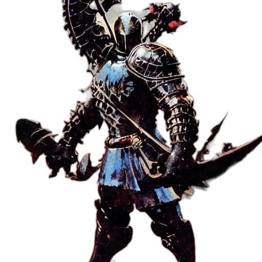 robot, sword, weapon, mask, concept art, 3d render, fantasy art, pixel art transparent PNG cut-out