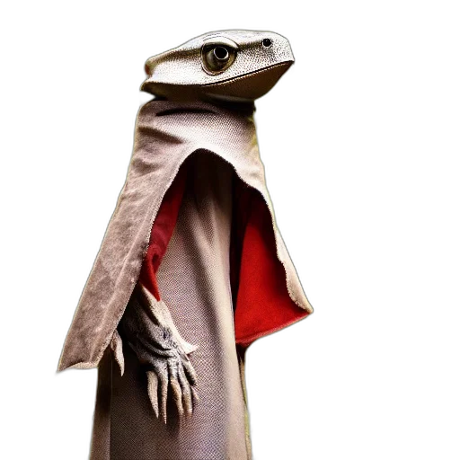 mask, dragon, creature, jacket transparent PNG cut-out