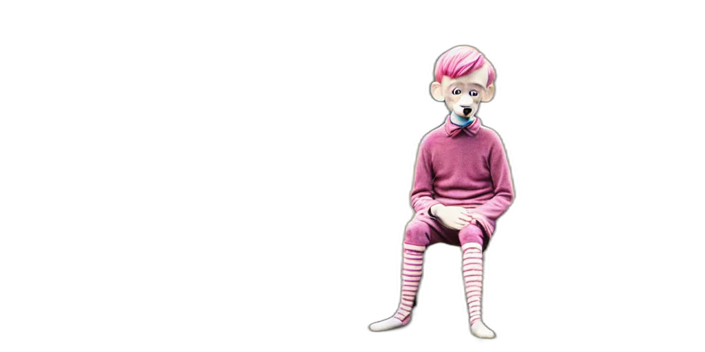 creature, robot, staff, jacket transparent PNG cut-out