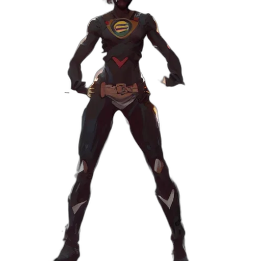 staff, concept art, comic book art, 3d render transparent PNG cut-out