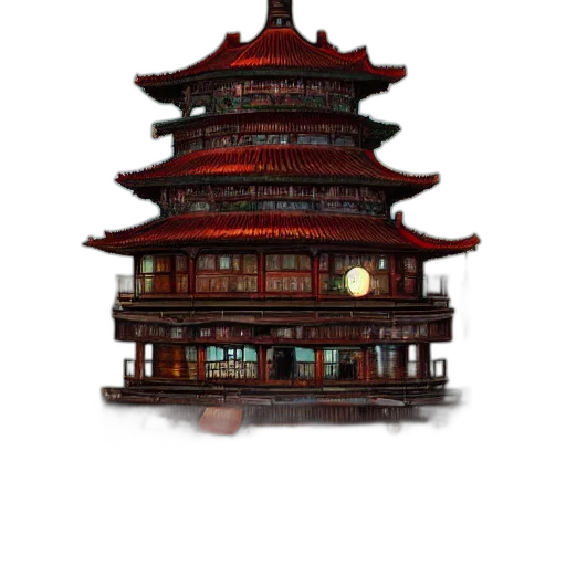 building, staff, crown, dragon, concept art, pixel art, 3d render, photorealistic transparent PNG cut-out