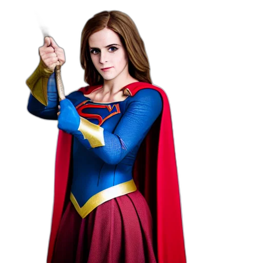 comic book art, concept art, medieval, supergirl transparent PNG cut-out