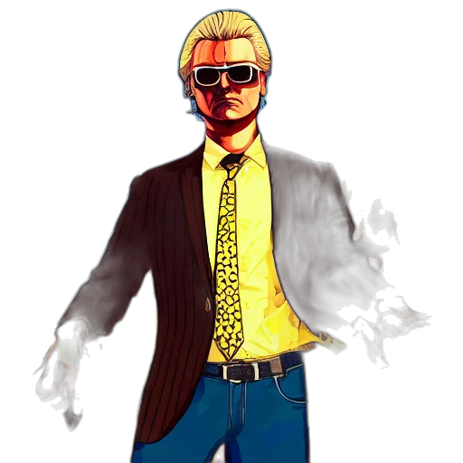 jacket, staff, concept art, cartoon transparent PNG cut-out