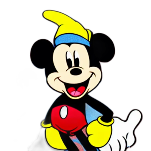 staff, hat, animal, cartoon transparent PNG cut-out