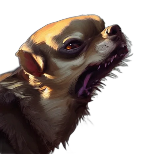 creature, mask, face, animal, concept art, fantasy art, photorealistic, watercolor transparent PNG cut-out