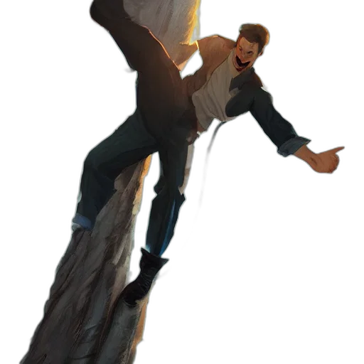 staff, jacket, concept art, 3d render transparent PNG cut-out
