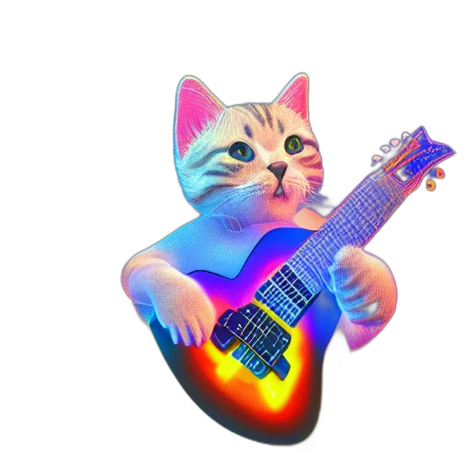 animal, weapon, robot, creature, vaporwave, pixel art, 3d render, photorealistic transparent PNG cut-out
