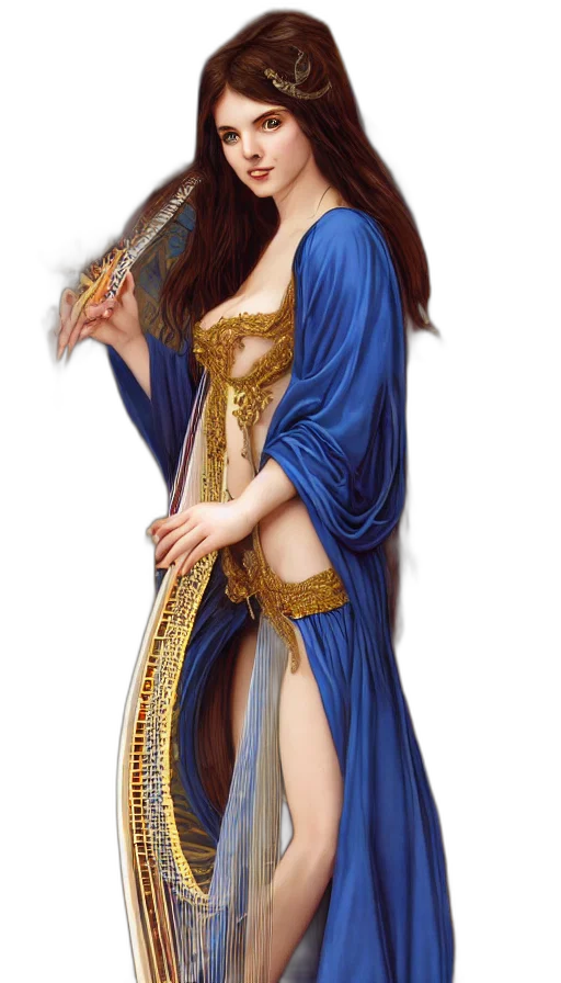 dress, jewelry, staff, sword, fantasy art, concept art, pixel art, photorealistic transparent PNG cut-out
